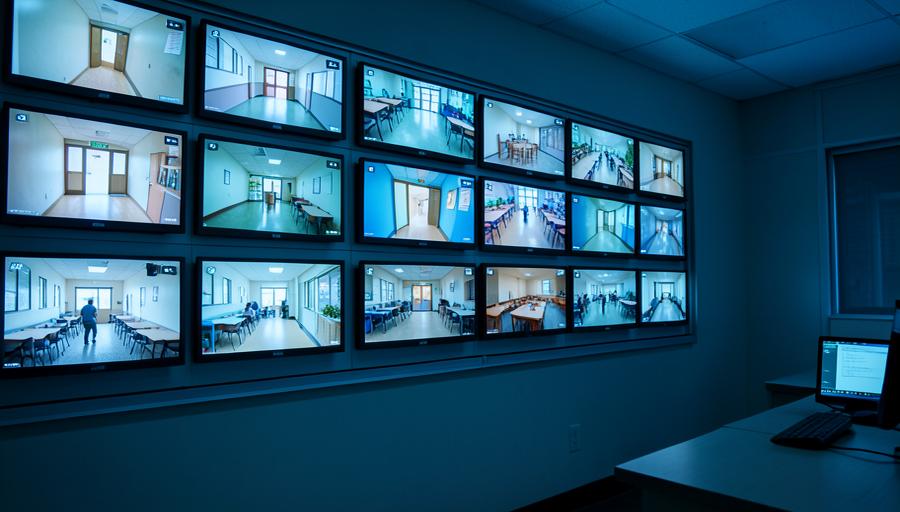 Security cameras document events and support monitoring, but they do not by themselves prevent incidents.
